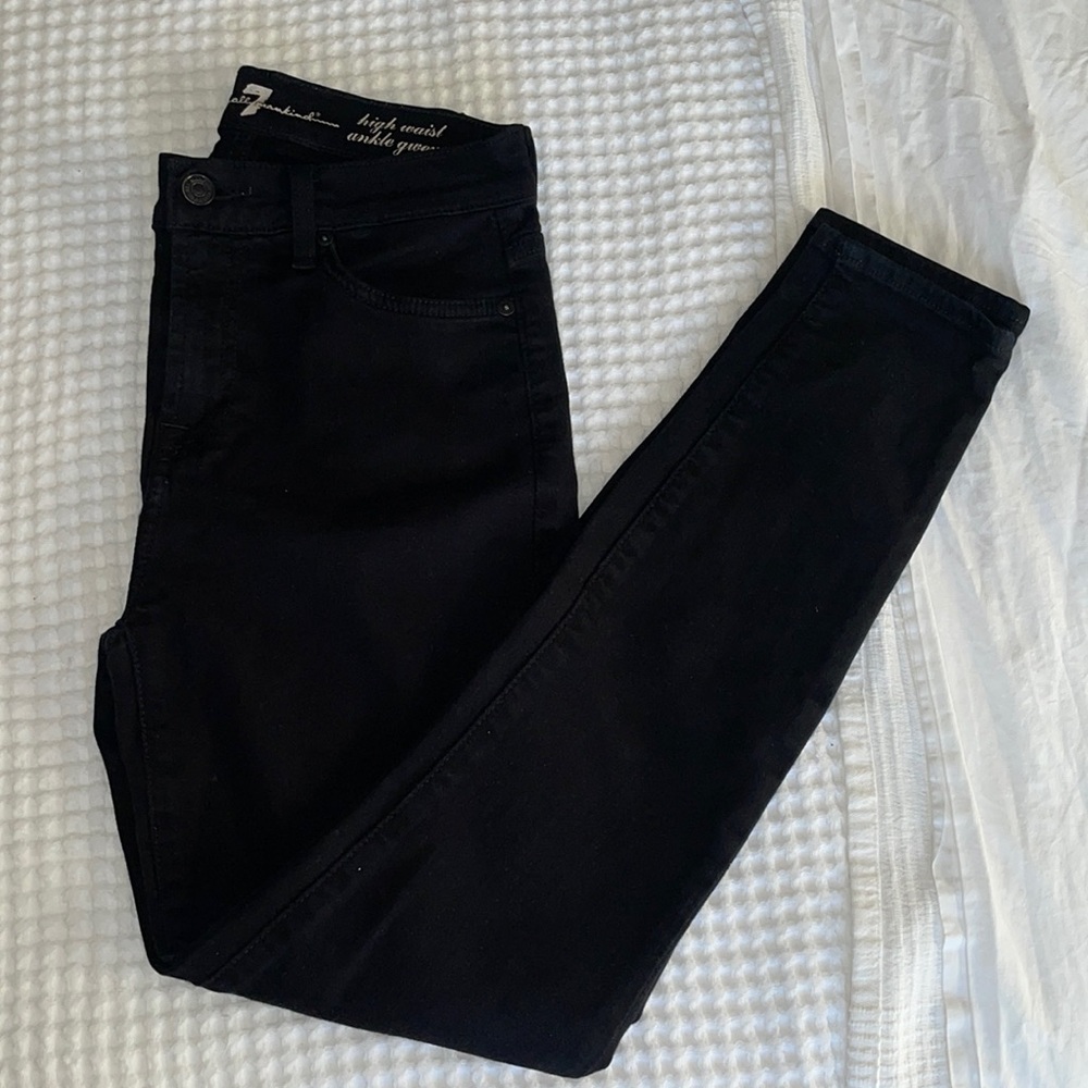 7 for All Mankind Black Jeans